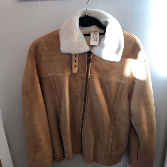 ugg mens shearling jacket